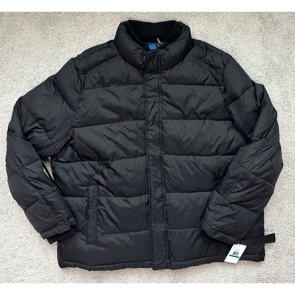Andrew Marc New Mens Black Full Zip Puffer Jacket Coat Size XL NWT - Picture 5 of 16